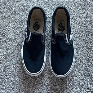 black platform vans